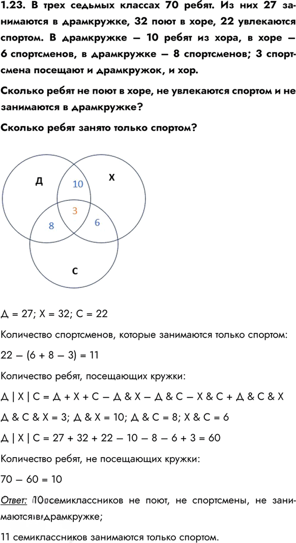 Иллюстрация к решению «Упр.1.23 ГДЗ Сборник упражнений Босова 7-9 класс (Информатика)», 1
